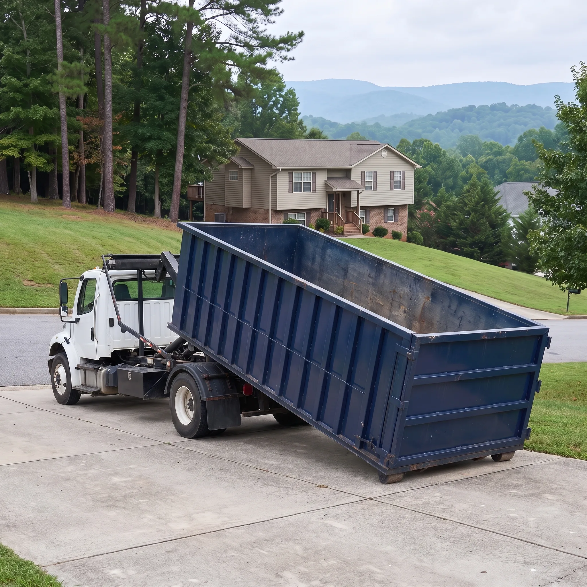 Roll-off dumpster delivery in Maryland
